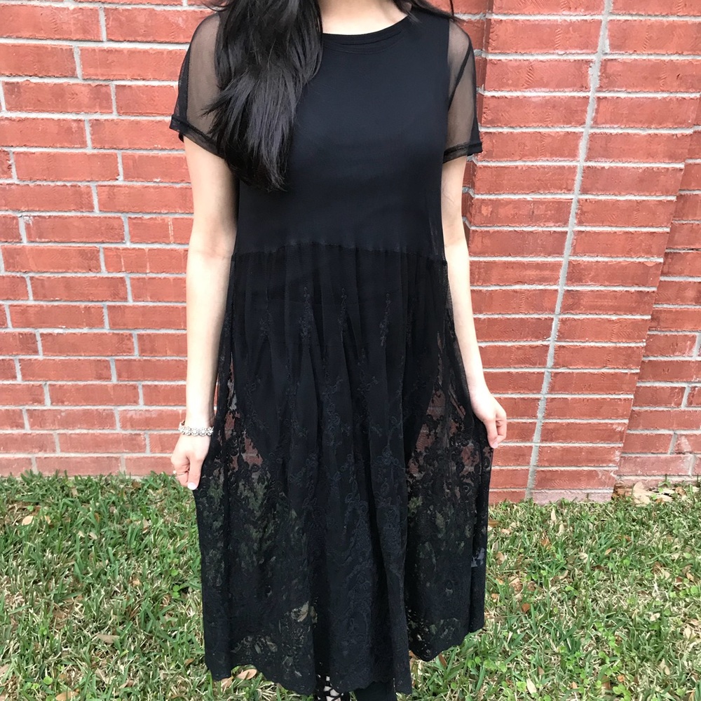 Lily Rain Sheer Dress/ Coverup